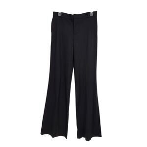 Zara Women Black‎ Wide Leg Trousers Slacks Pants Women's S